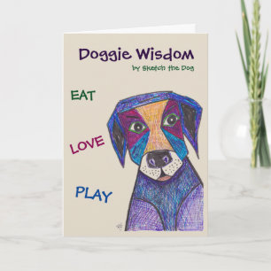 Doggie Wisdom Card Karte