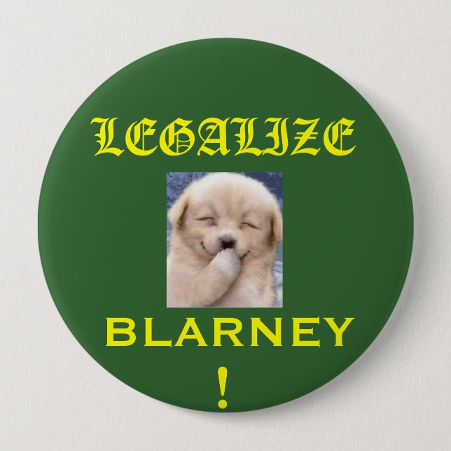 DoggieBlarney Button (Vorderseite)