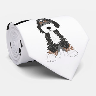 Doggies et cravate de pattes noires