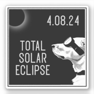 Doggo Eclipse Aufkleber