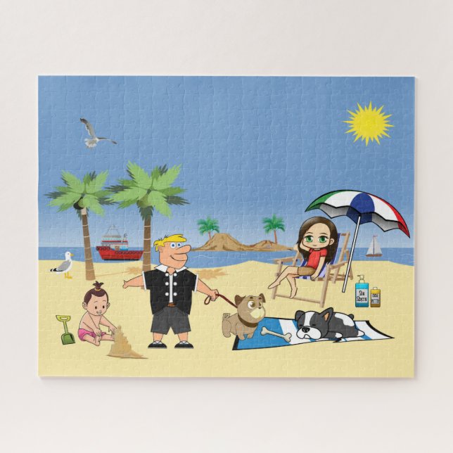 Doggone Beachy (Horizontal)