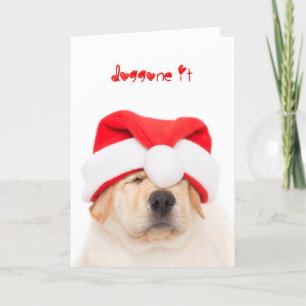 Doggone It Gelbe Labrador Welpe Weihnachten