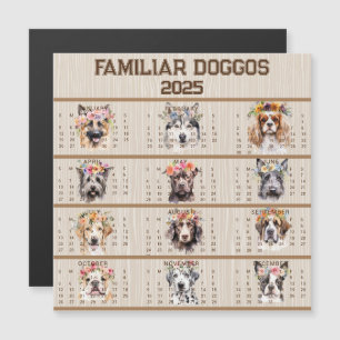 Doggos familiers #2 Carte magnétique 2025