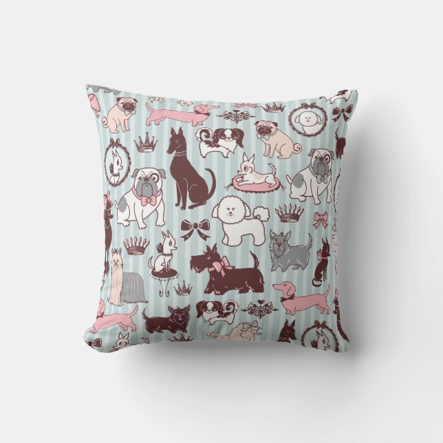 Doggy Boudoir Pillow von Fluff Kissen (Vorderseite)