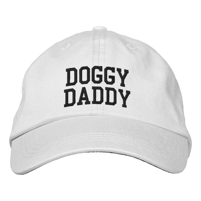 DOGGY DADDY HAT CAP USA BESTICKTE BASEBALLKAPPE (Vorderseite)