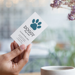 Doggy Day Care   Dog Walker   Sitzplatz für Hausti Visitenkarte