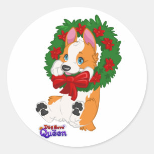 Doggy Decor Runder Aufkleber