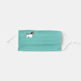 Doggy mit Dragonfly Mund-Nasen-Maske Aus Stoff