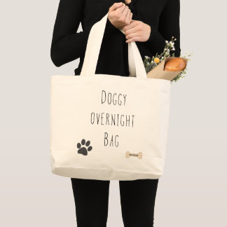 Doggy Overnight Jumbo Bag Stoffbeutel