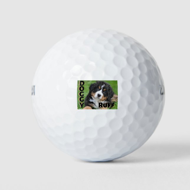Doggy Ruff Golfball (Vorderseite)