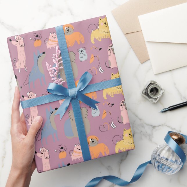 Doggy Style Geschenkpapier - Niedliche Welpen (Schenken)