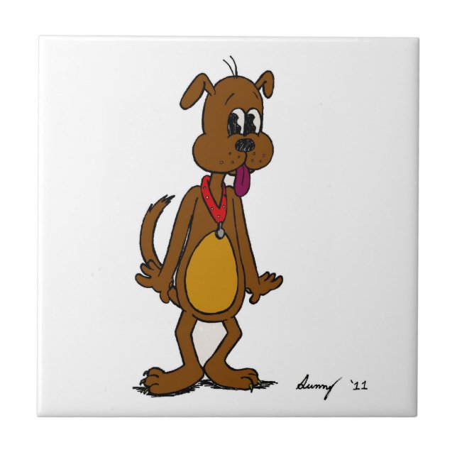 Doggy Toon Tile Fliese (Vorderseite)