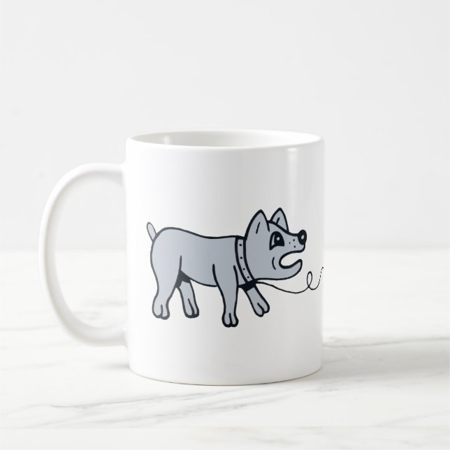 Doggy Walkies. Kaffeetasse (Links)