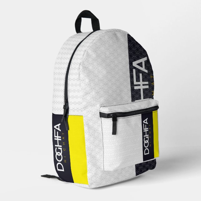 DOGHFA BEDRUCKTER RUCKSACK (Rückseitige Ecke links)