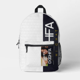 DOGHFA BEDRUCKTER RUCKSACK