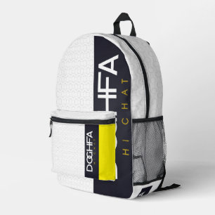 DOGHFA BEDRUCKTER RUCKSACK