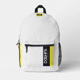 DOGHFA BEDRUCKTER RUCKSACK