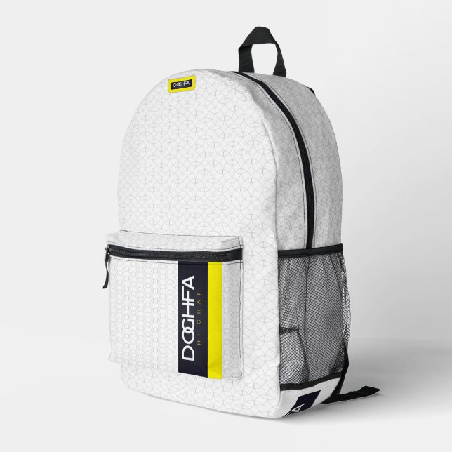 DOGHFA BEDRUCKTER RUCKSACK (Rückseitige Ecke Rechts)