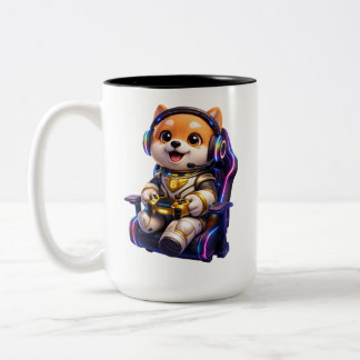 DOGI - Doges of Global Impact Baby Bib Zweifarbige Tasse