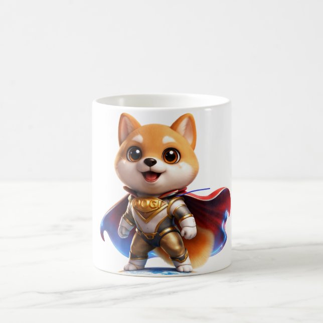 DOGI Held – Rette Die Welt Kaffeetasse (Mittel)