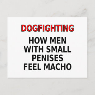 Dogkampf: Wie Männer mit kleinen Penisen Macho füh Postkarte