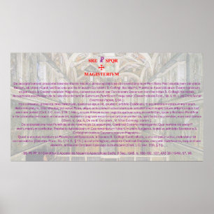Dogma der Päpstlichkeit Poster