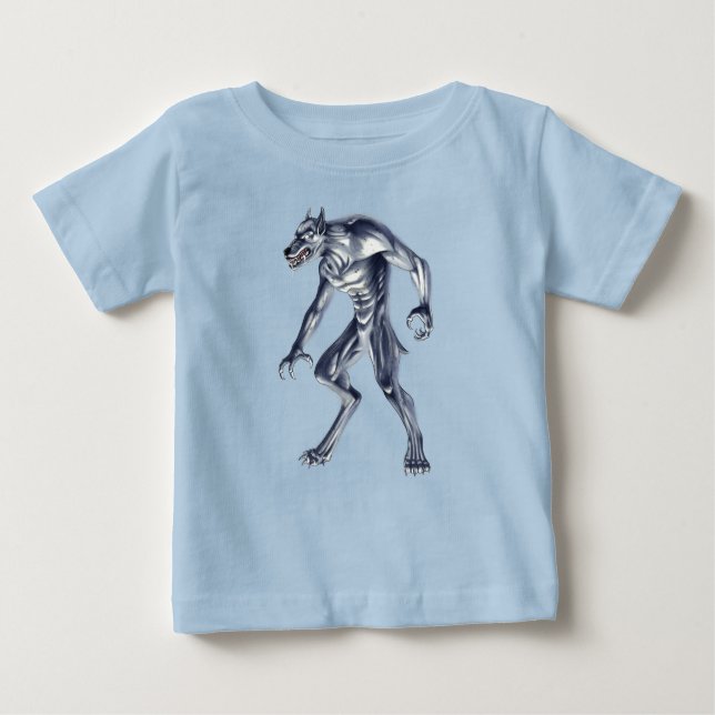 Dogman Cryptid Beast Baby T-shirt (Vorderseite)