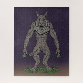 Dogman Cryptid oder Werewolf