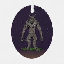 Dogman Cryptid oder Werewolf