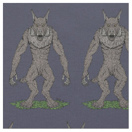 Dogman Cryptid oder Werewolf Stoff