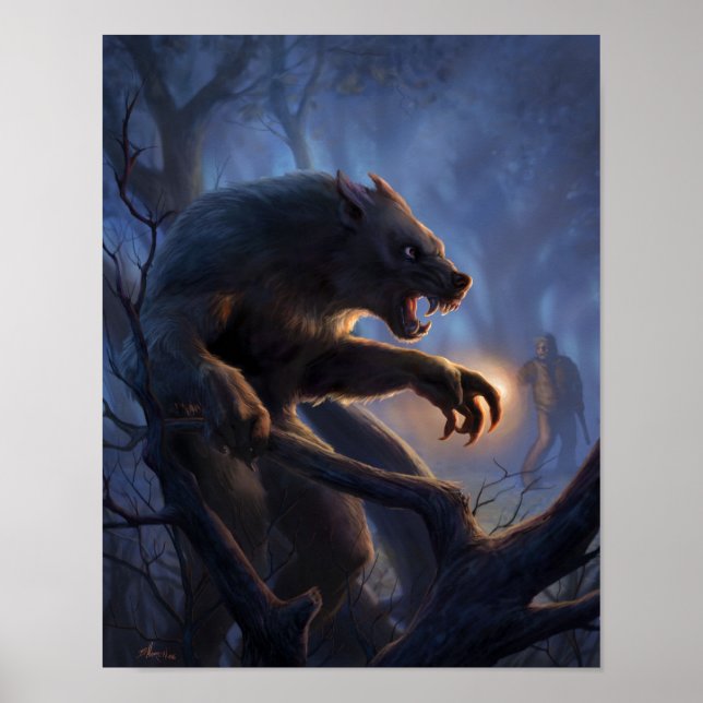 Dogman von Michigan Poster (Vorne)