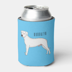 Dogo argentino Cartoon Illustration Dosenkühler