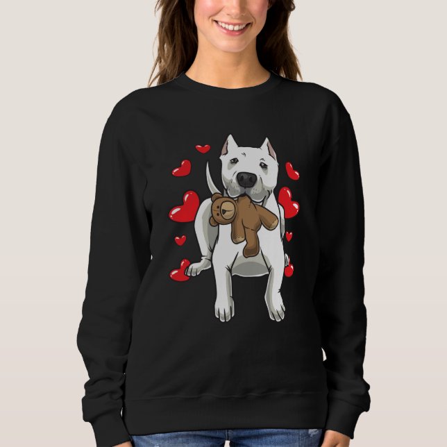 Dogo Argentino Dog Owner Geschenk Idee Sweatshirt (Vorderseite)