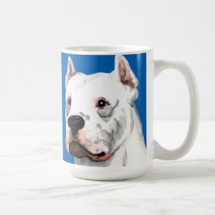 Dogo Argentino Farbblock Kaffeetasse