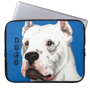 Dogo Argentino Farbblock Laptopschutzhülle