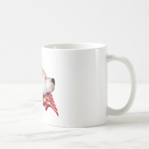 Dogo Argentino Flag Kaffeetasse