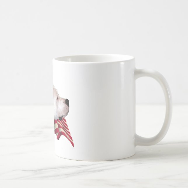 Dogo Argentino Flag Kaffeetasse (Rechts)