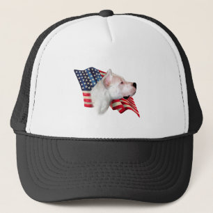 Dogo Argentino Flag Truckerkappe
