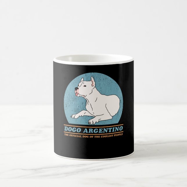 Dogo Argentino Hund der Coolen Dogo Argentinos Kaffeetasse (Mittel)