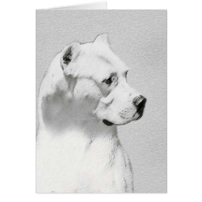 Dogo Argentino Malerei - Original Dog Art (Vorne)