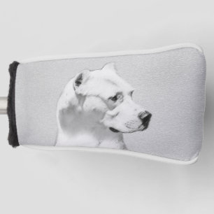 Dogo Argentino Malerei - Original Dog Art Golf Headcover