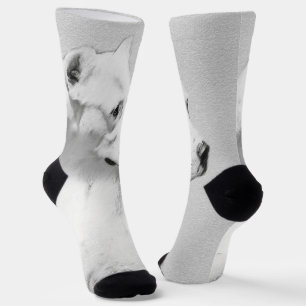 Dogo Argentino Malerei - Original Dog Art Socken