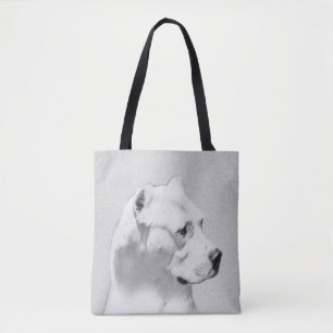 Dogo Argentino Malerei - Original Dog Art Tasche