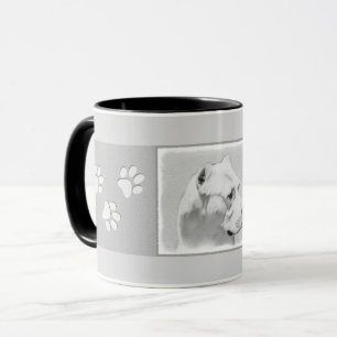 Dogo Argentino Malerei - Original Hund Kunst Tasse