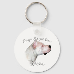 Dogo Argentino Mama 2 Schlüsselanhänger