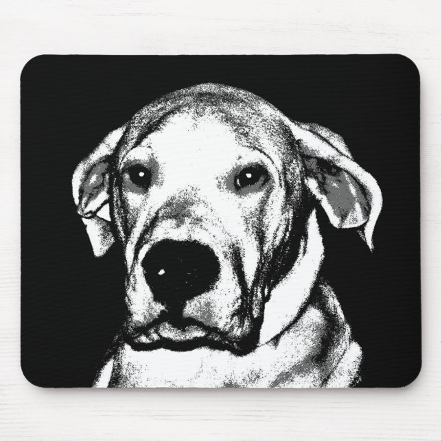 Dogo argentino mousepad (Vorne)