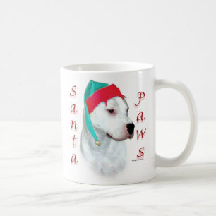 Dogo Argentino Santa Paws Kaffeetasse