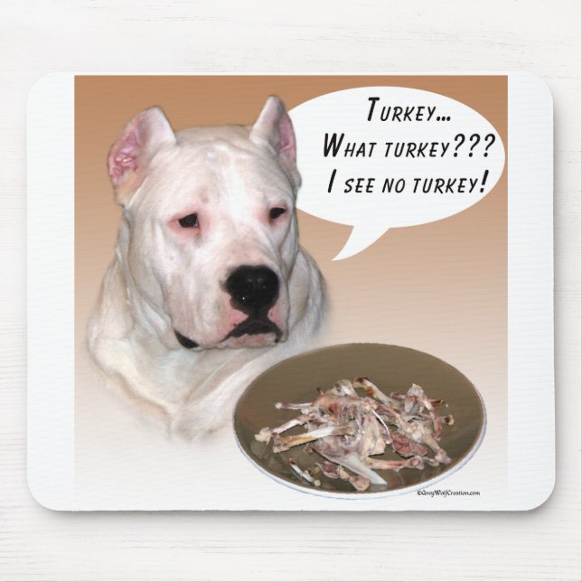 Dogo Argentino Türkei Mousepad (Vorne)