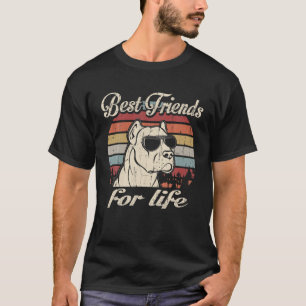 Dogo Argentino Vintage Liebhaber des Lebens T-Shirt