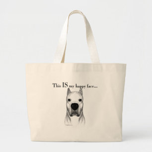 Dogo Happy Face Jumbo Stoffbeutel
